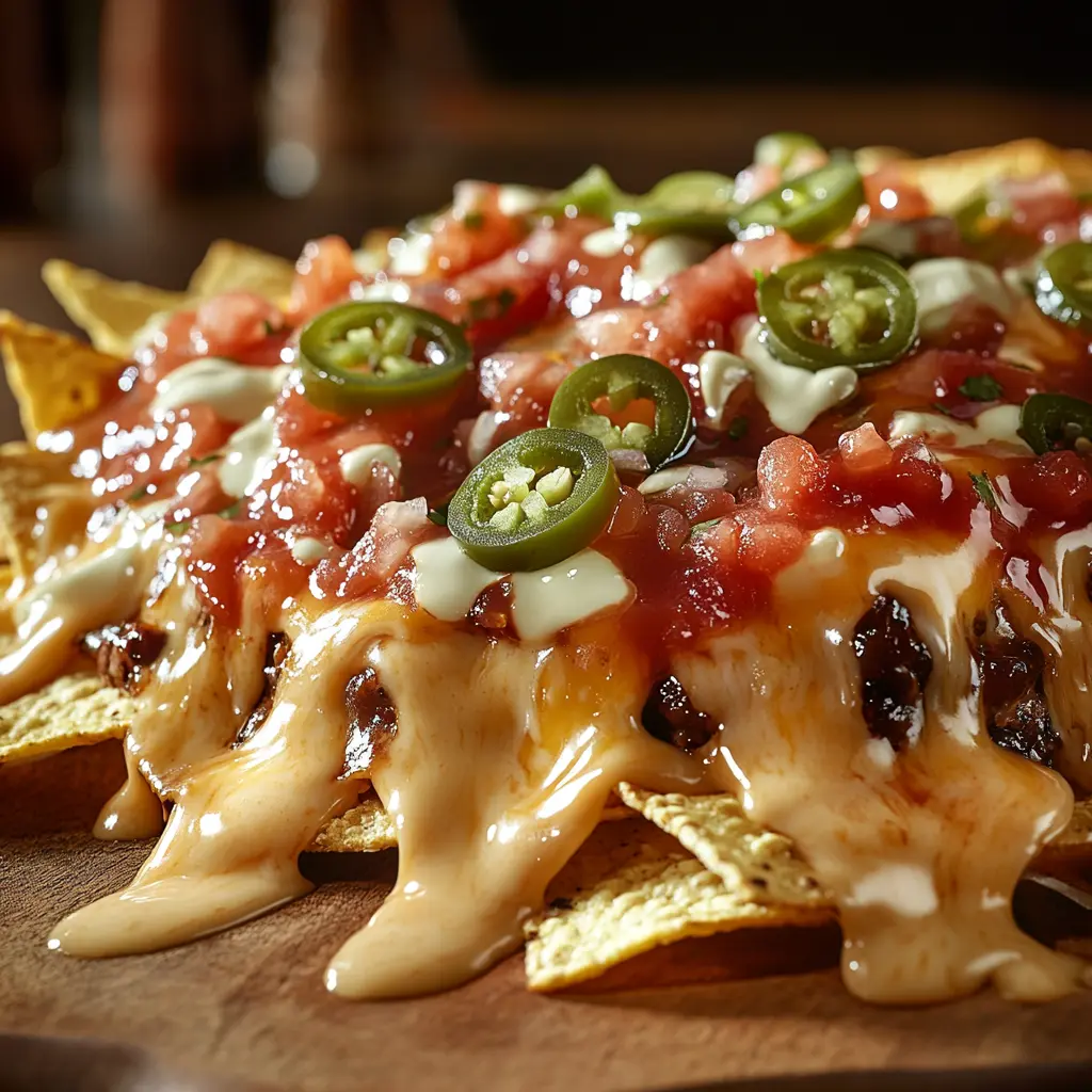 Best cheeses for nachos with melted cheese, tortilla chips, and salsa