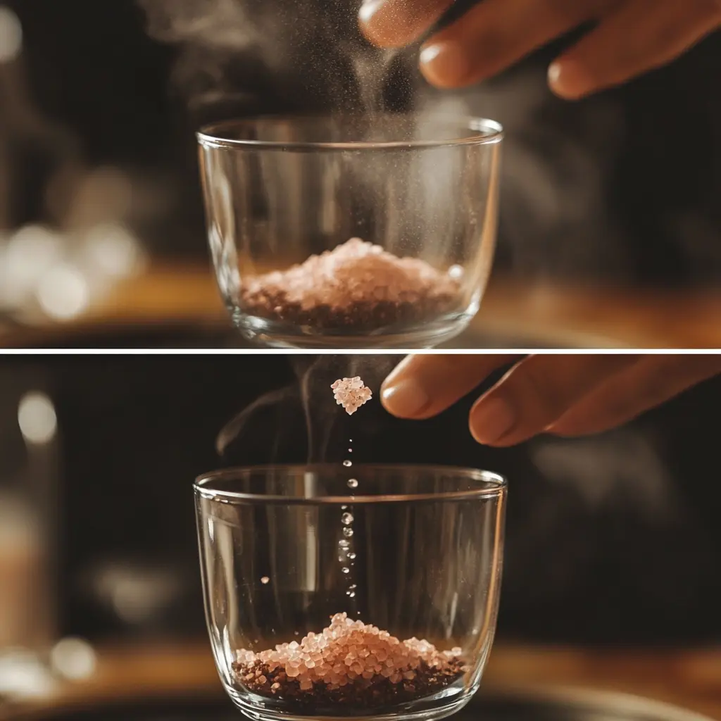 Step-by-step preparation of Brazilian Mounjaro Recipe with Pink Salt.