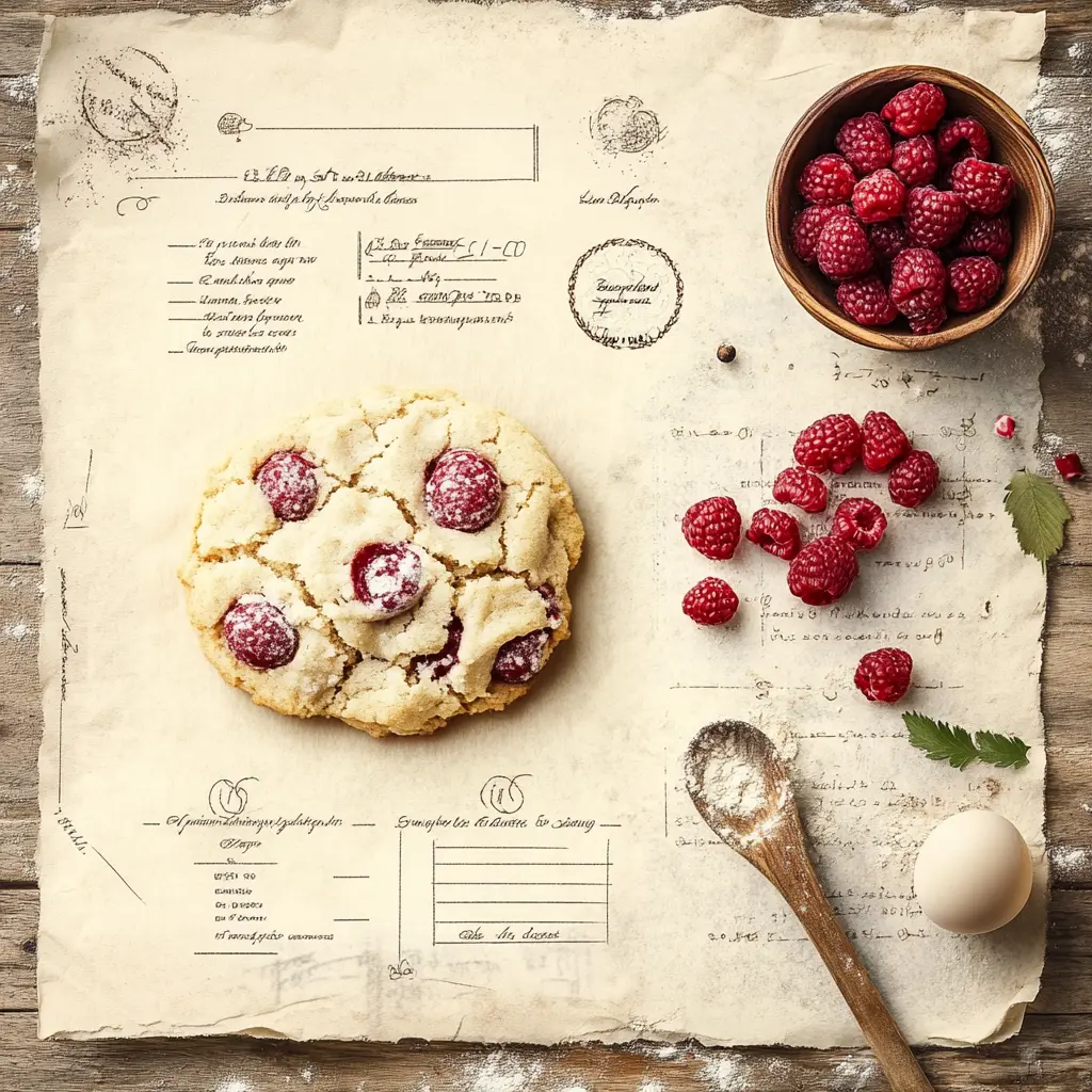 Raspberry Cookies Recipe Card – Ingredients, Instructions, and Tips