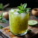 Natural Mounjaro Drink with Yerba Mate, Honey, and Lime