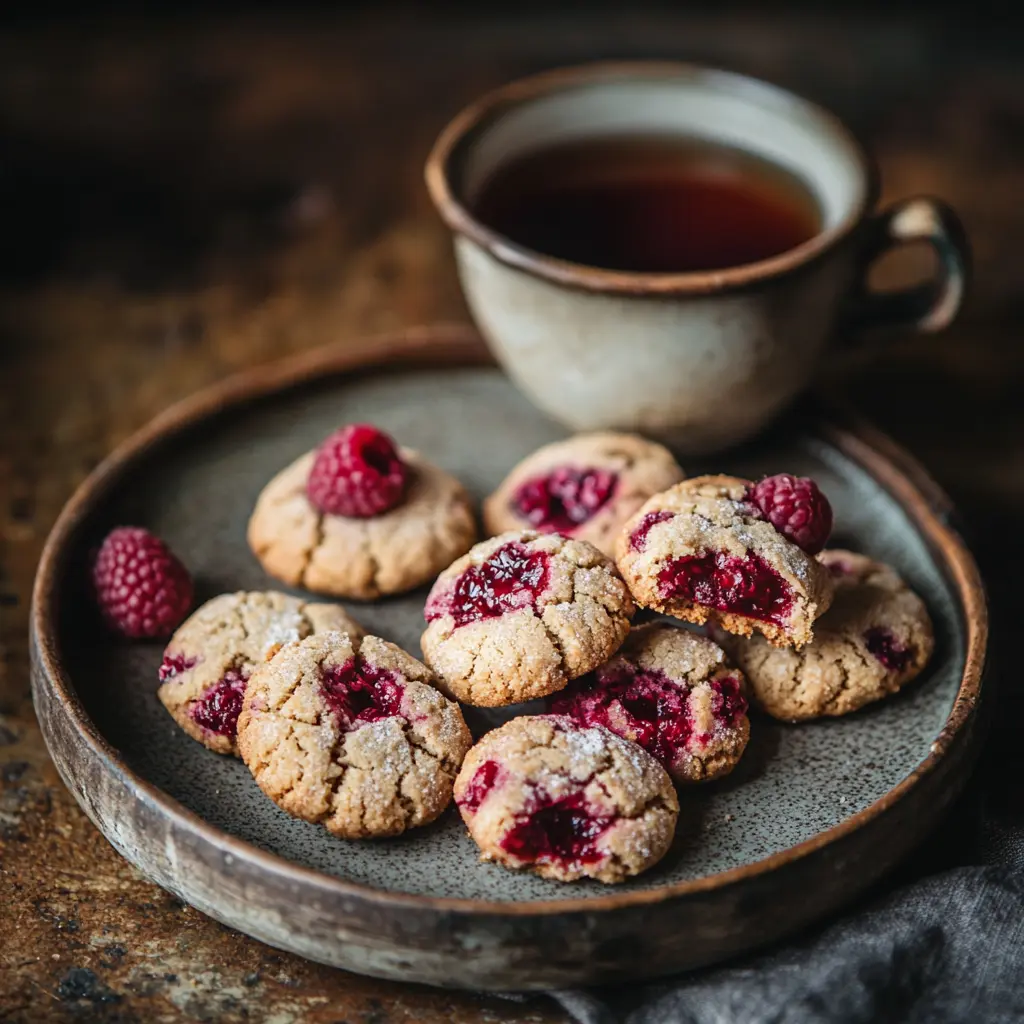 Raspberry Cookies – Soft and Chewy, Ready to Serve
