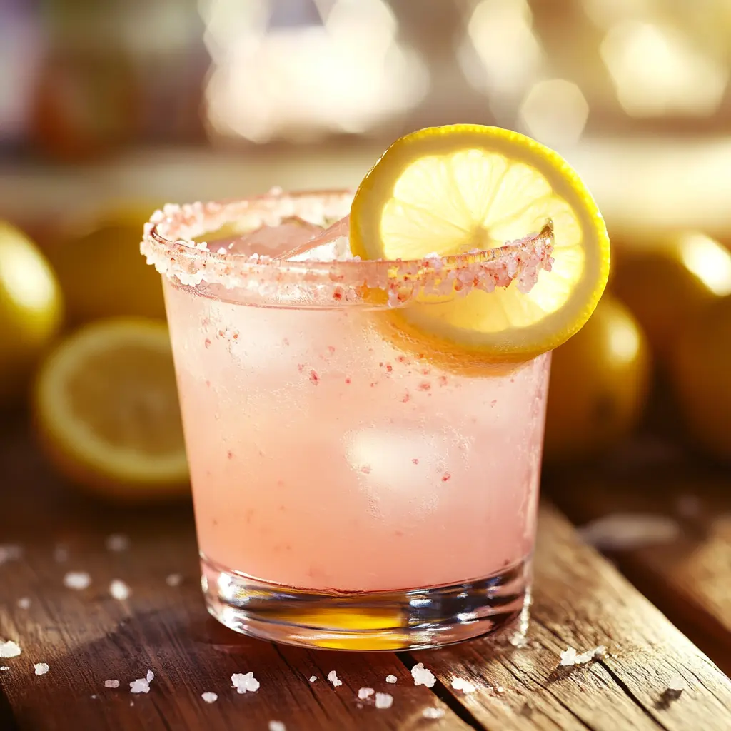 Served pink salt weight loss recipe drink