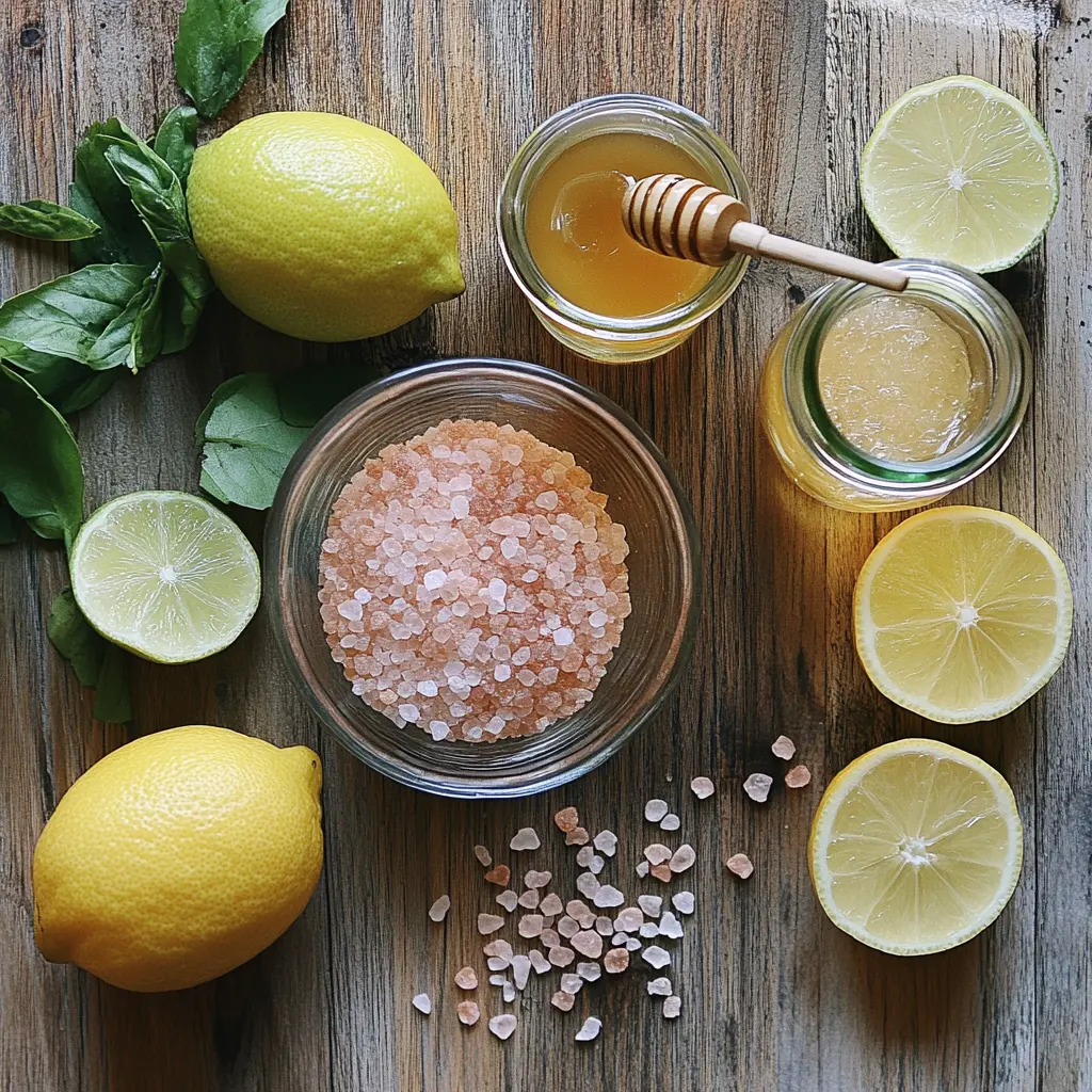 Ingredients for the Pink Salt Trick Recipe