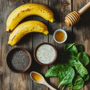 Healthy ingredients for banana smoothie for weight loss