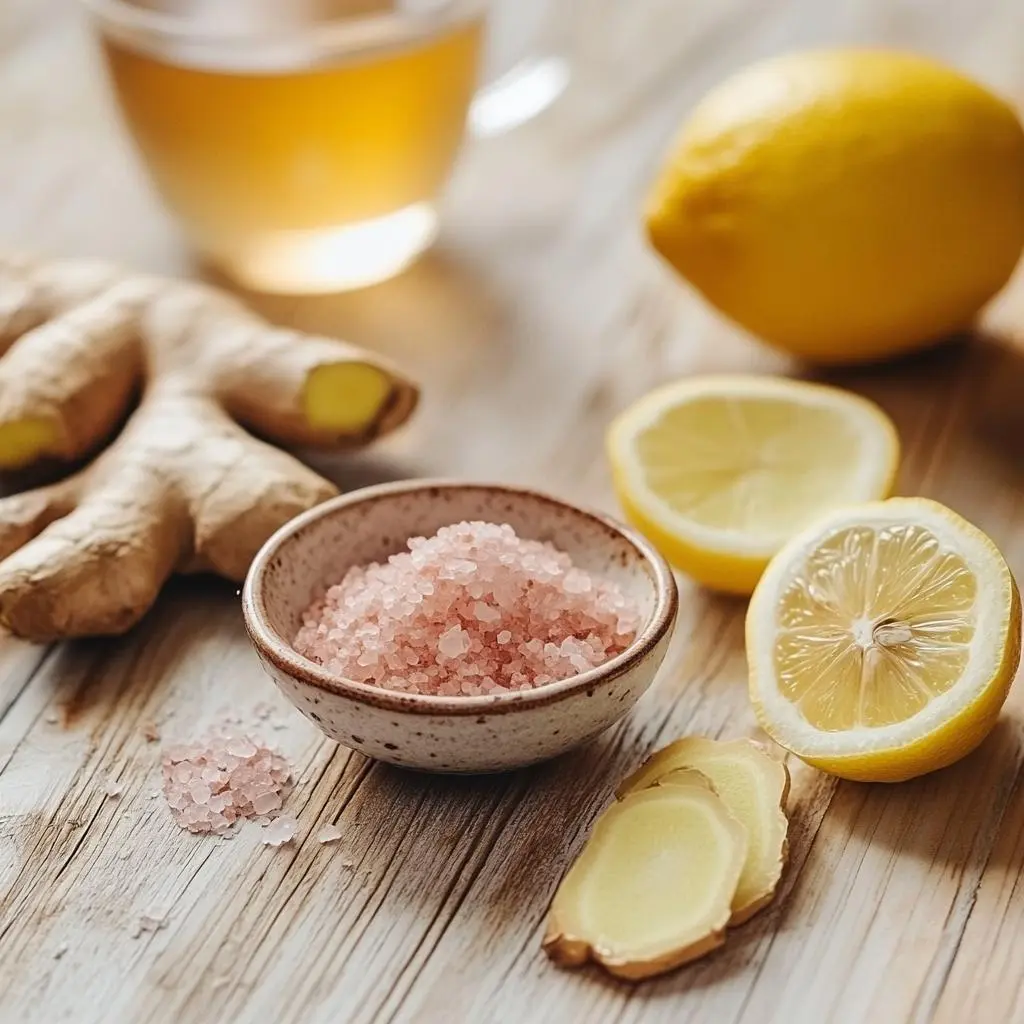 Ingredients for Pink Salt Weight Loss Drink