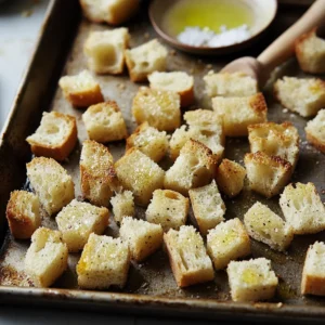 How to Make Homemade Croutons for Chicken Caesar Salad