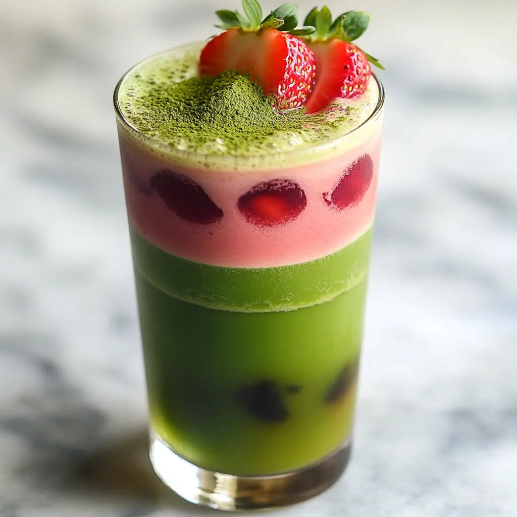 Iced Strawberry Matcha Latte Recipe: A Refreshing Fusion of Flavors