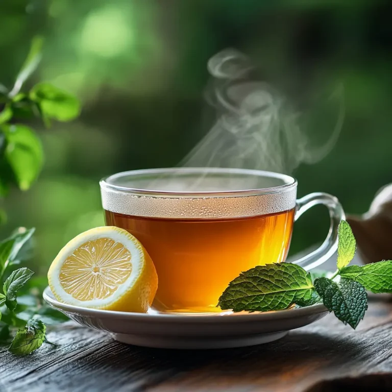 Served Japanese Mounjaro Tea for Weight Loss – Refreshing Drink