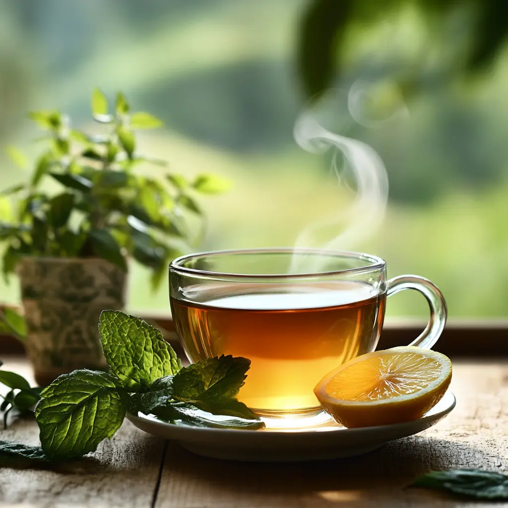 Served Japanese Mounjaro Tea for Weight Loss – Refreshing Drink