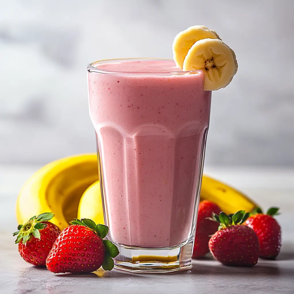 Banana Strawberry Shake Recipe