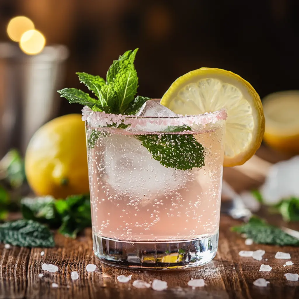 Serving the Pink Salt Trick Recipe for hydration and flavor