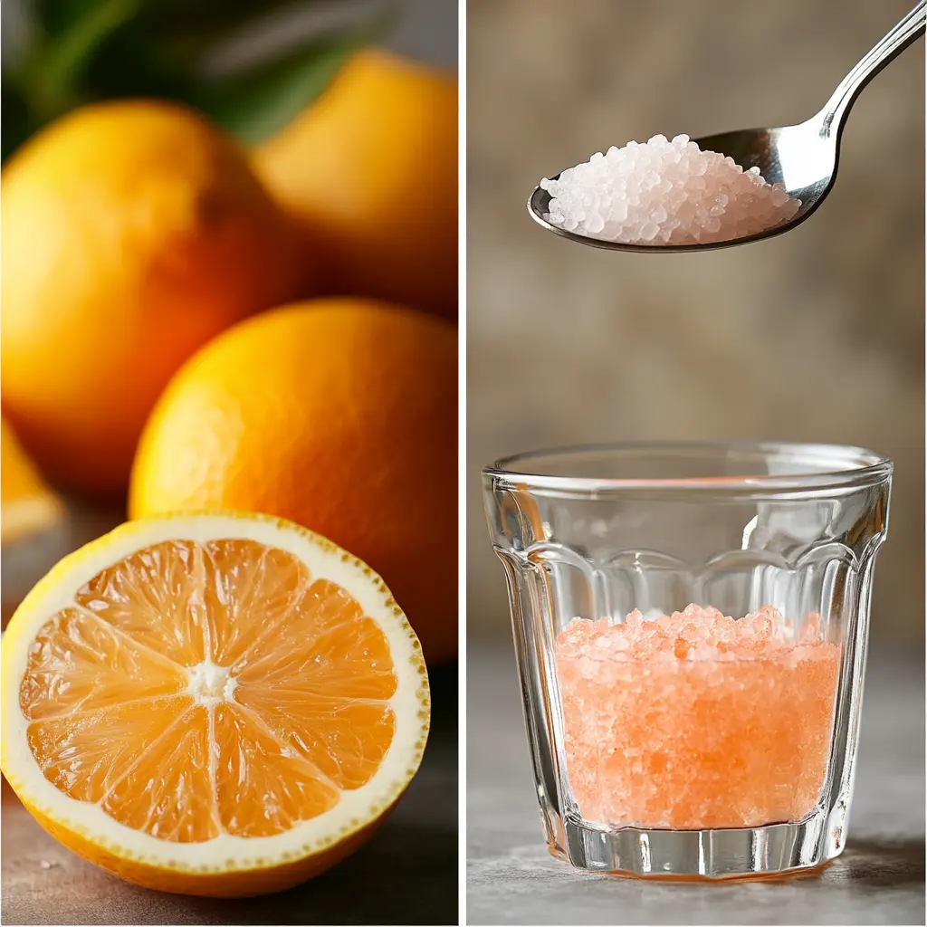 Step-by-step guide to making the 4-ingredient pink salt trick