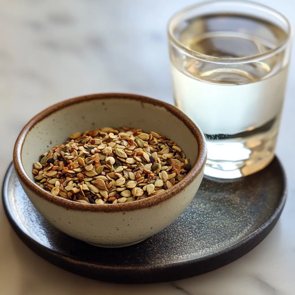 Bariatric seed diet recipe served in a bowl, a healthy snack for post-surgery recovery