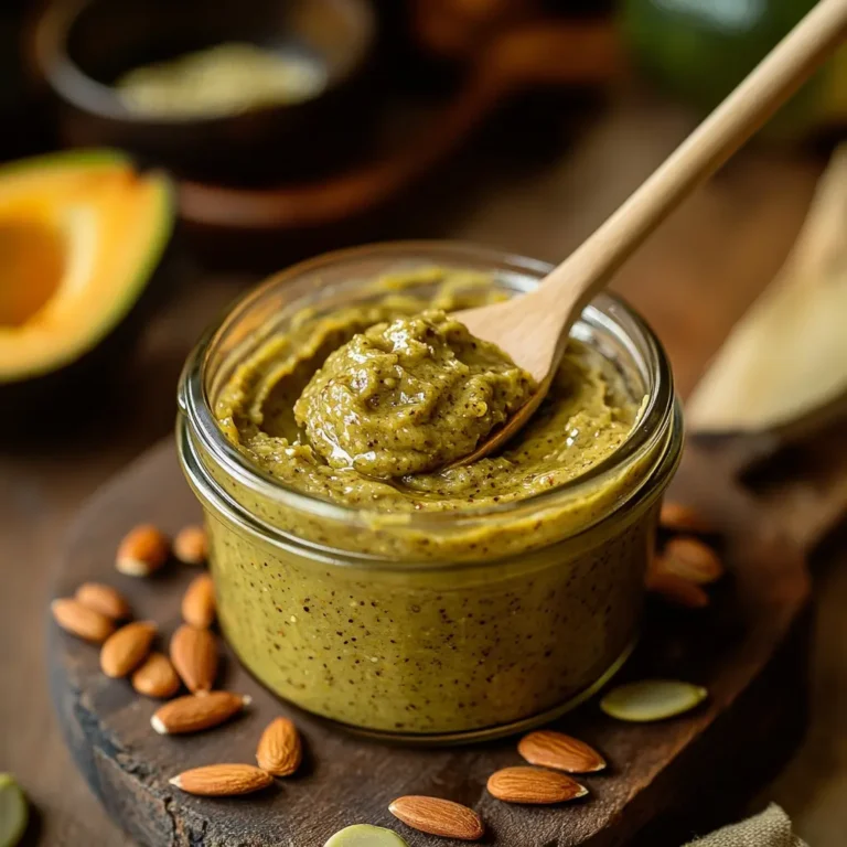 Pumpkin seed butter spread on toast with a jar and raw pepitas
