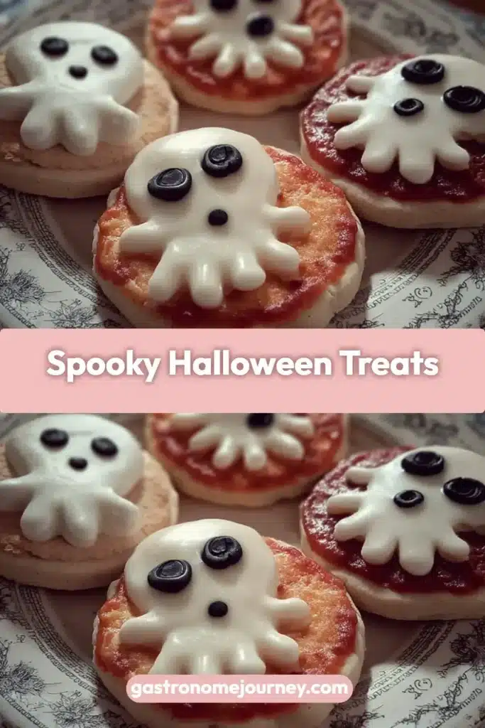 Spooky Halloween treats on a festive platter