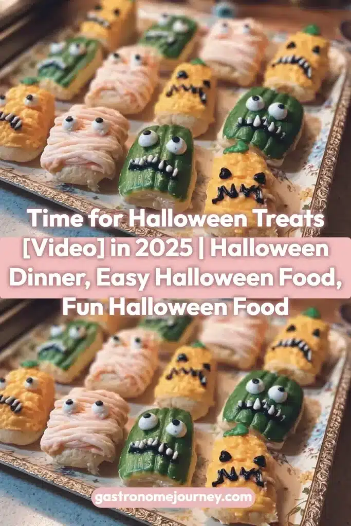 A variety of creative Halloween treats for a festive celebration in 2025.