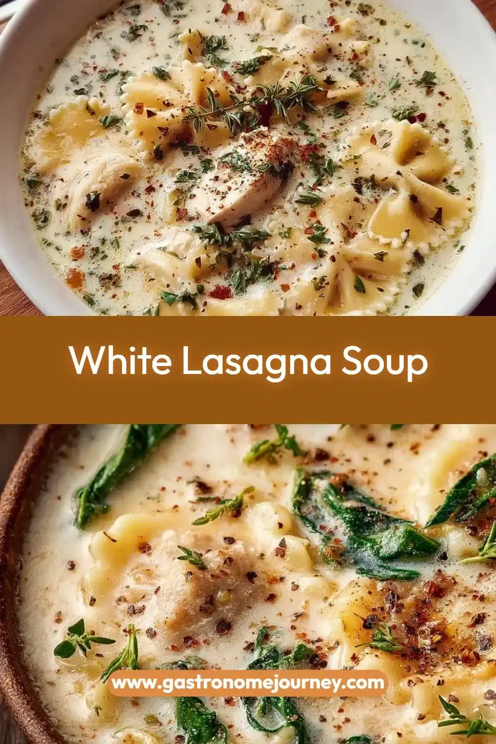 White Lasagna Soup
